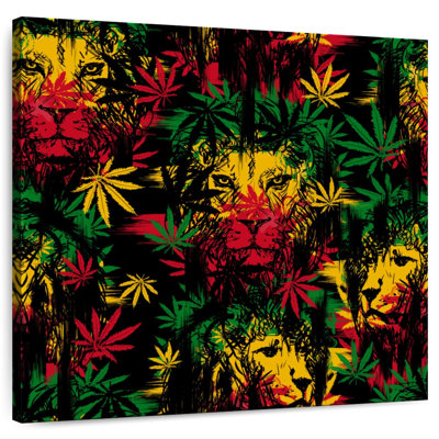 Marijuana Rasta Lion