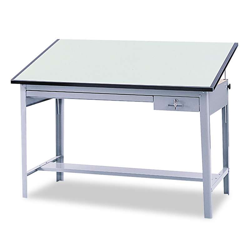 Green Melamine Rectangular 59.8" x 37.5" Particle Board Table Top