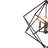 4 - Light Dimmable Geometric Chandelier