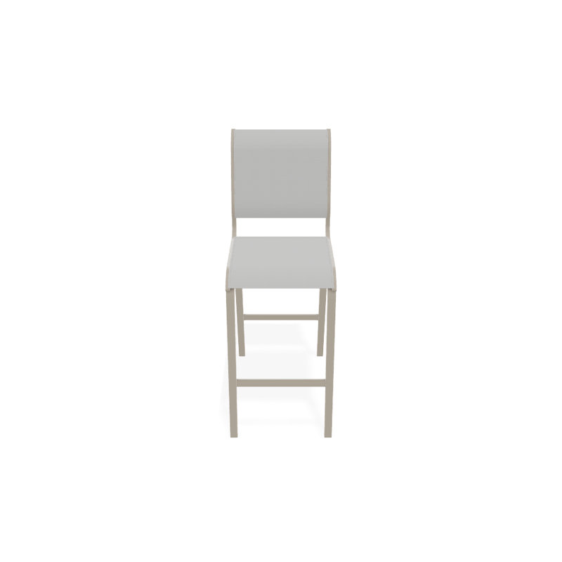 Tabouret de bar 29,5 po Holna, Blanc 6D Sunbrella®, Désert texturé