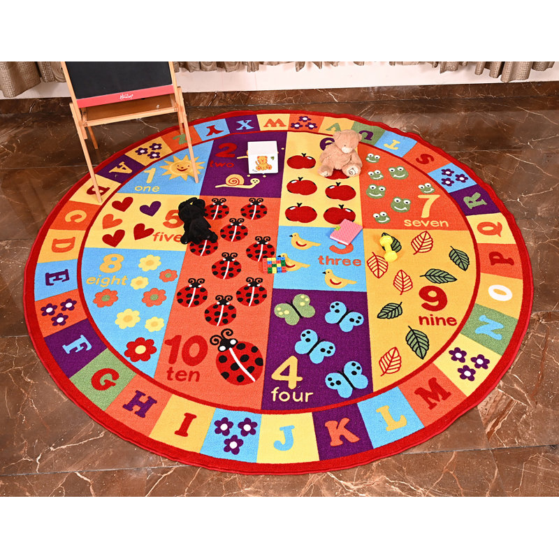 Nielsville Area Rug, Round 6'6"
