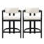 Tabourets de bar rembourrés 26 po Evesham-944869058