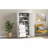 Tall And Wide Storage Cabinet With Doors For Bathroom/Office, Three Drawers, White-845230797