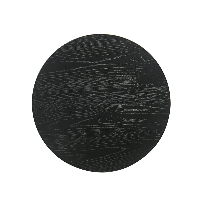 Ensemble de table basse et de table de bout ovale 3 pièces 48 po Astromeritis, 3 Pieces: Coffee Table, 2 End Tables, Black