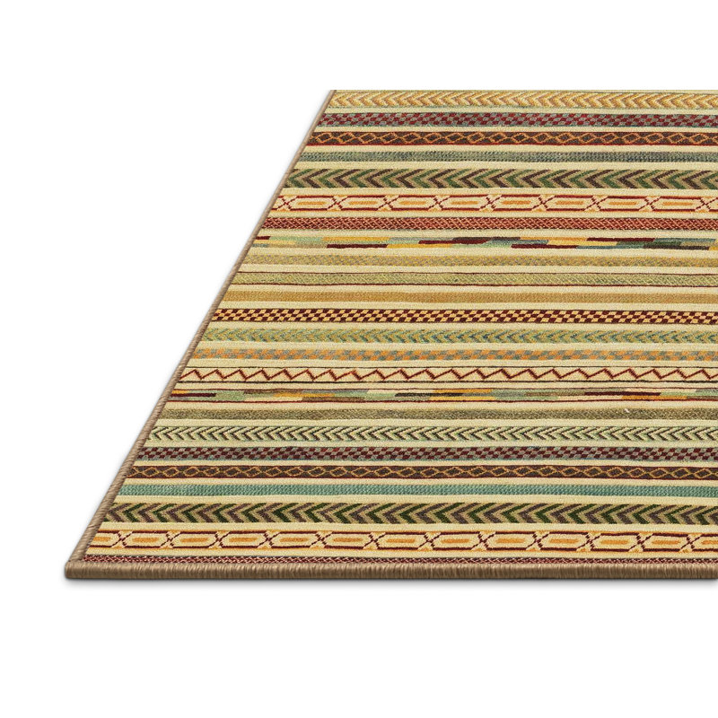 Abstract Indoor Rug, Rectangle 2' x 4'