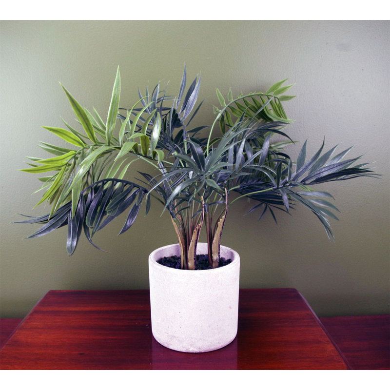 40cm Faux Plant in Stone Pot