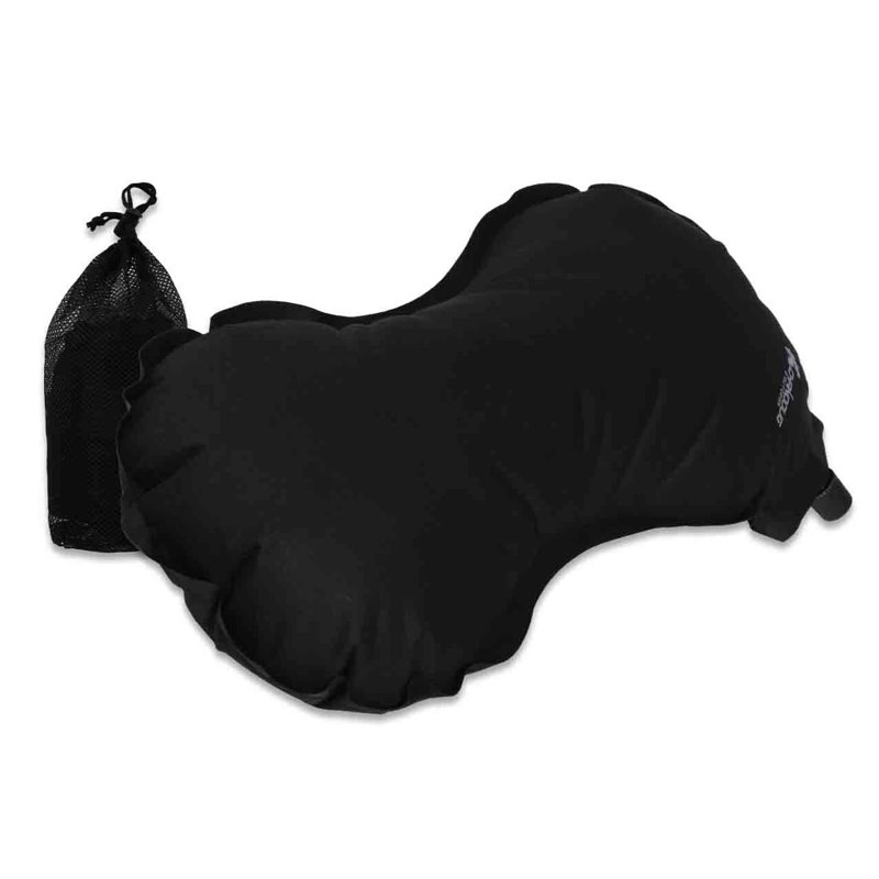 Tiras Lumbar Rectangular Pillow Cover & Insert, Black