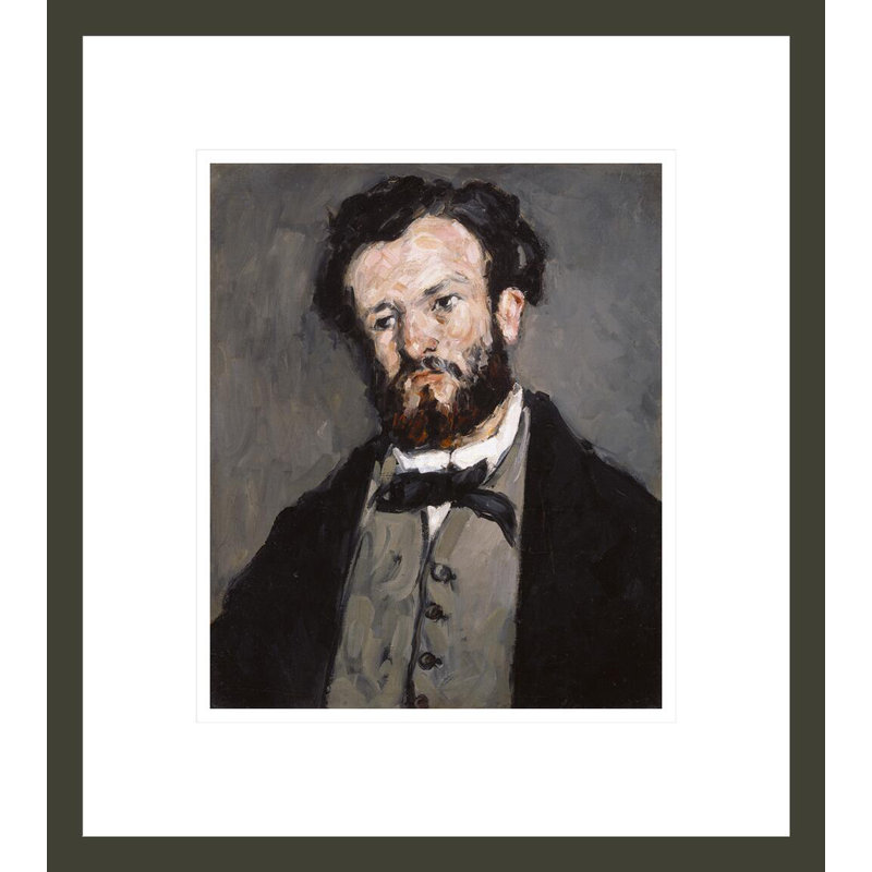 Portrait d'Anthony Valabrègue par Paul Cézanne, impression giclée encadrée, H 15,4 po x l 13,75 po