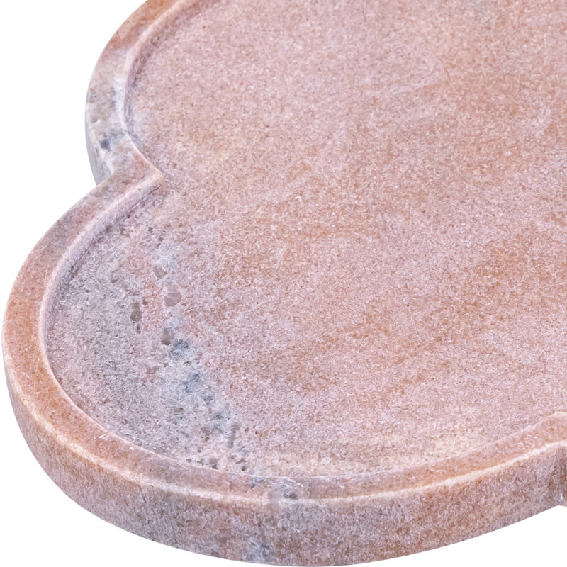 Rimini Marble Tray, Pink