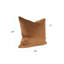 Oreiller en polyester 24 x 24 Qiviut Brown-116474356-116474361-116474363