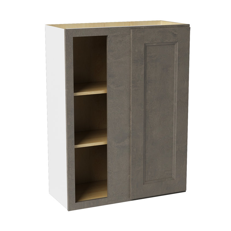 Armoire de coin murale, L 27 po x H 30 po x P 12 po, Double shaker Cinder