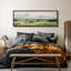 Illustration abstraite de paysage, images murales minimalistes vertes simples, impression numérique sur toile giclée sur toile-111653528-111653526