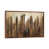 Toile avec cadre en bois brun classique