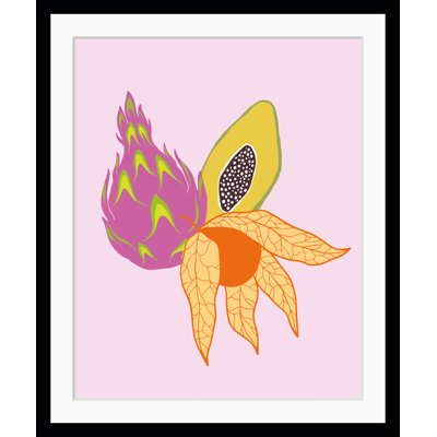 Fruits 1 Piece Single Picture Frame Wall Art