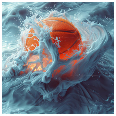 Basketball Wall Tapestry -  Sports Wall Decor