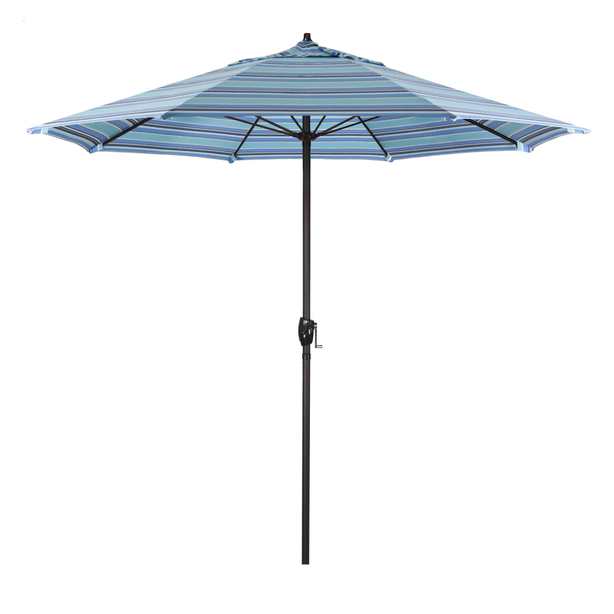 Deshaun 9' Market Sunbrella® Umbrella, Dolce Oasis Stripe Sunbrella®