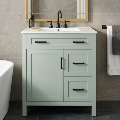 Armoire de salle de bain Sage Green