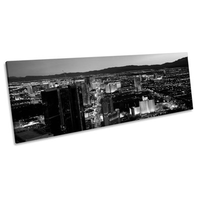 Skyline Las Vegas - Wrapped Canvas Panoramic Print