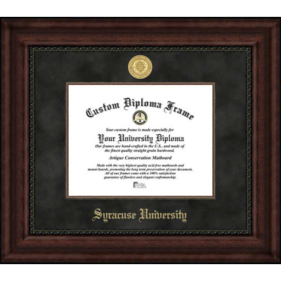 Cadre de diplôme de direction orange syracuse NCAA