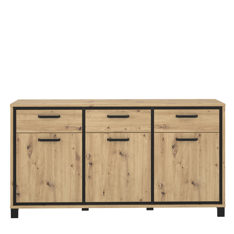 Charleen 178.4cm W 3 - Drawer Chest of Drawers