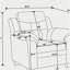Fauteuil d'appoint rembourré et rembourré Winchell