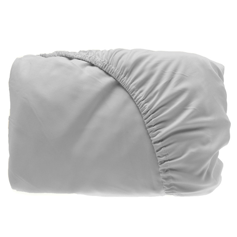 BedVoyage Fitted Sheet - 100% Viscose from Bamboo - Cooling & Lightweight, Queen Fitted Sheet, Stone