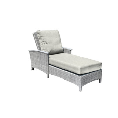 Bella Outdoor Teak Chaise Lounge