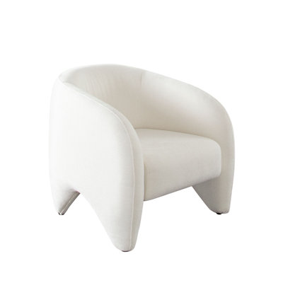 Link Accent Chair In Elite Ivory Fabric