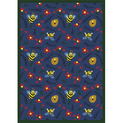 Tapis éducatif avec abeilles