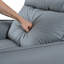 Fauteuil inclinable et pivotant en similicuir Idal-1152472