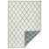 Malaga Flatweave Green/Light Grey Rug