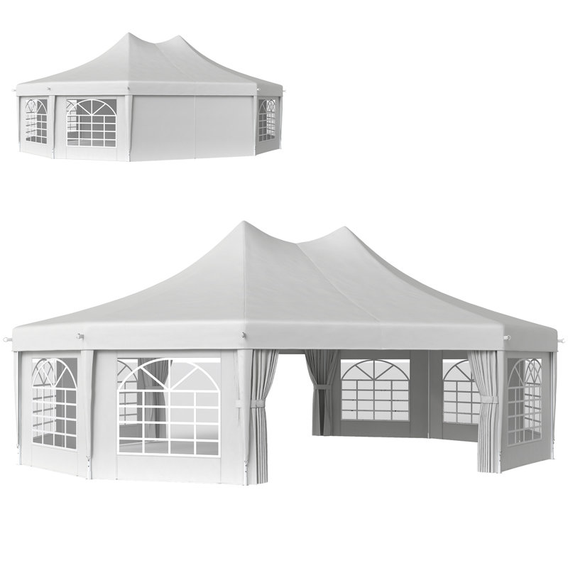Tente de réception 21 pi x 29 pi High Peak Decagonal