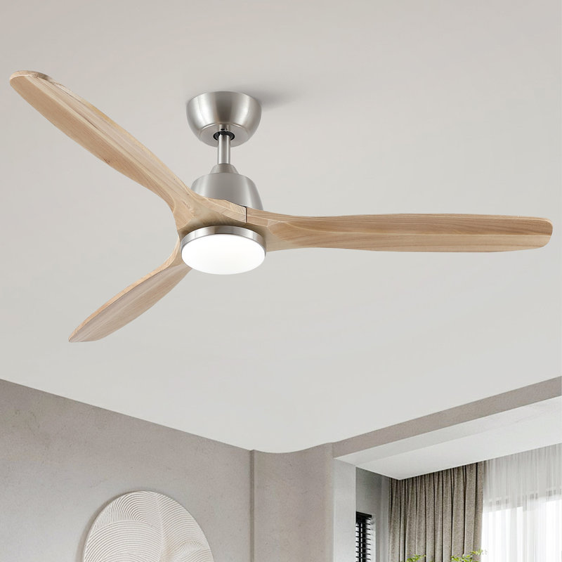 Éclairage de ventilateur de plafond à DEL intégré 52 po avec télécommande