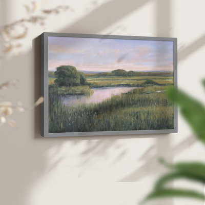 Spring Marsh I -Framed Print - Restickable
