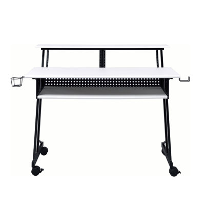 Music Recording Studio Desk with Keyboard Tray