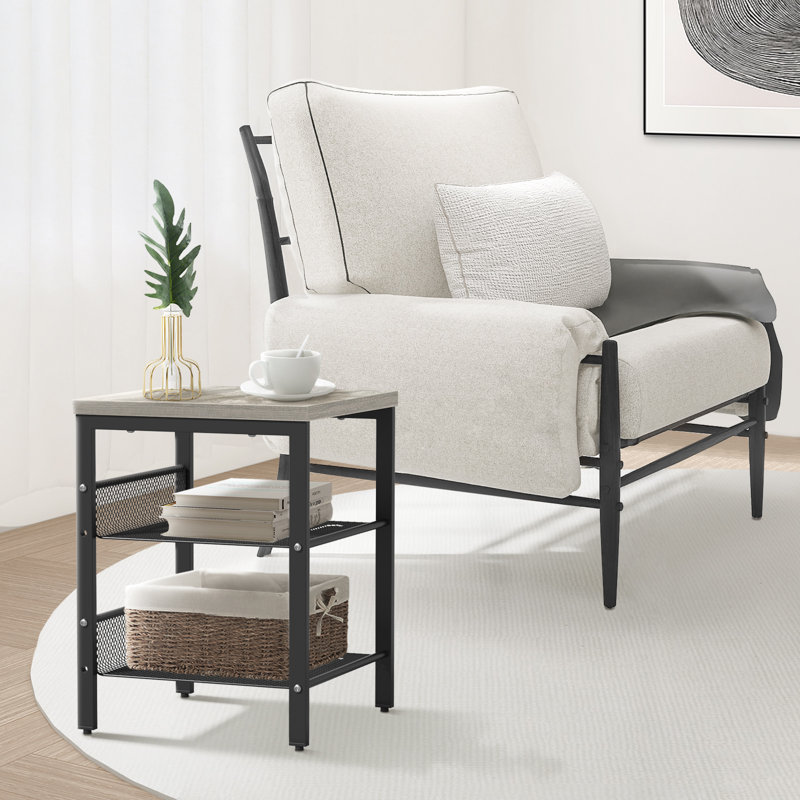    Ensemble de 2 tables de chevet à 3 niveaux Shelagh
