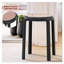 Ensemble de 2 tabourets ronds en plastique empilables Alysoun-194691296