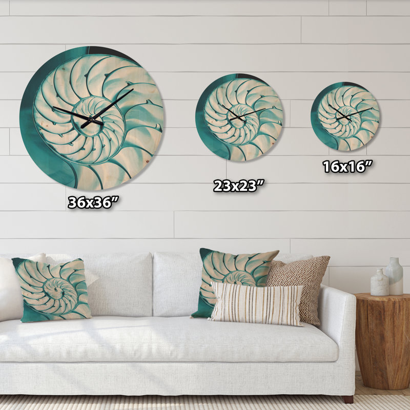 Horloge murale Chambered Nautilus, Grand