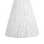Table d'appoint texturée mouchetée rétro en marbre blanc pour l'extérieur et l'intérieur, 15,5 po x 21 po, convenant à toutes les espaces Balcon de salon de table de bout toutes saisons, taille compacte, sans assemblage