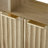 55.5" Fluted Kitchen Island With 2 Drop Leaf-1623847348