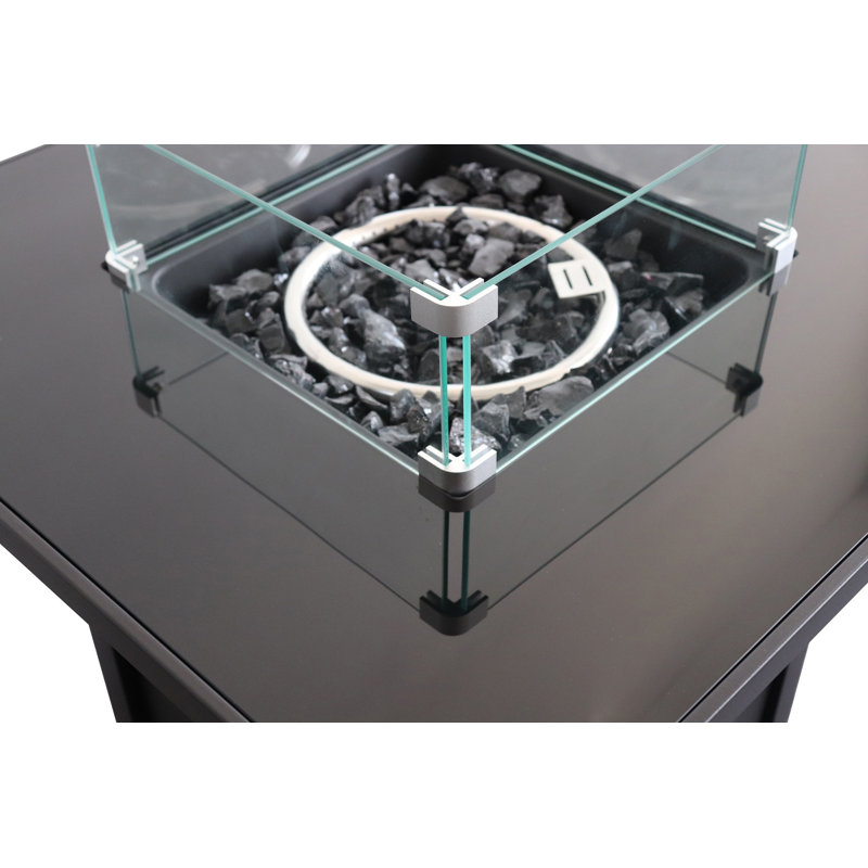 Outdoor Fire Pit For Outdoor Home Garden Backyard Fireplace (30 Inch Steel), Black