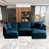 Blue Chenille