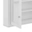 Armoire de rangement murale moderne avec 2 miroirs-180088546