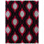 Tapis noir / rouge / gris Alsup-1092449715