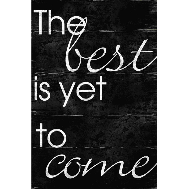 Best to Come Black - reproduction sur toile tendue, H 18 po x l 12 po