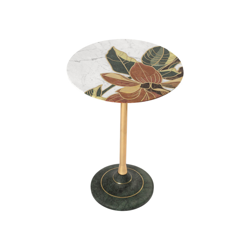 Roselle Marble End Table