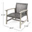 Fauteuil à assise profonde 32,75 pouces