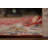 Red Geometric Kazak Oriental Area Rug