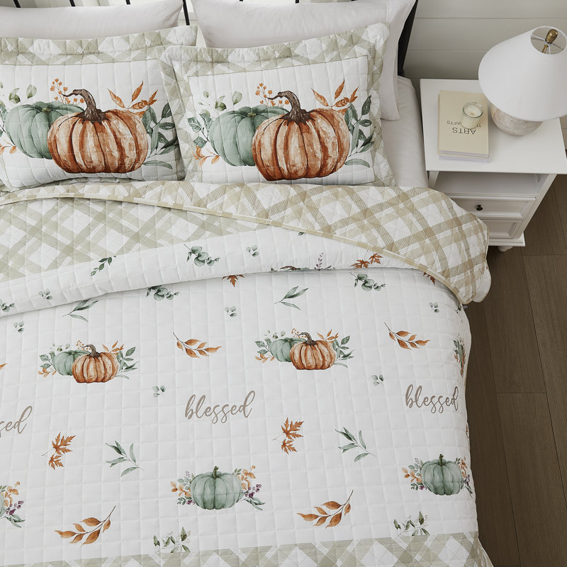 Avanti Grateful Patch Quilt Set, Twin Quilt + 1 Standard Sham