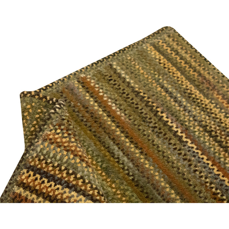 Flatweave Area Rug in Green
